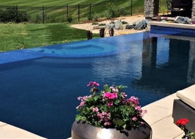 Infinity Edge Pool and Spa Combo Pradera Parker, Colorado