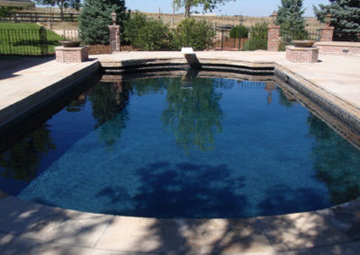 Custom Black Plaster Swimming Pool - Boulder, CO