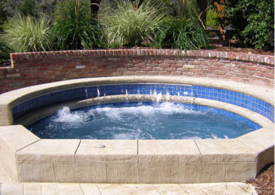 Spa With Veil Fall Water Feature - Cherry Hills Village, CO