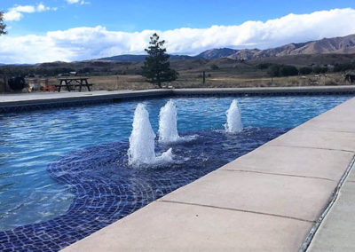 Sun Shelf Bubbler Water Feature